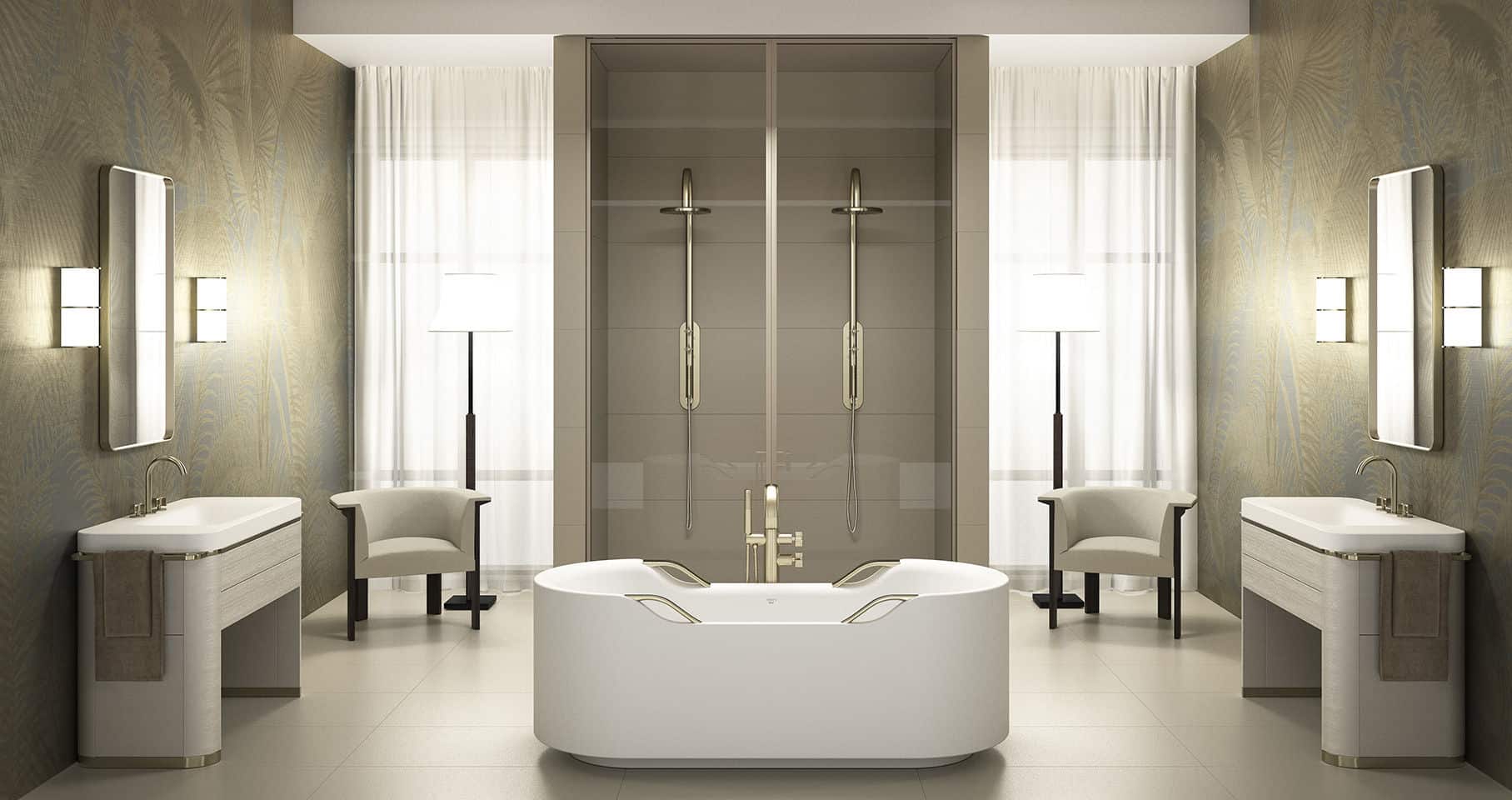 Sanitarios Armani Roca, en el estudio de interiorismo Ferruz, Bacelona Sanitarios Armani Roca, en el estudio de interiorismo Ferruz, Bacelona